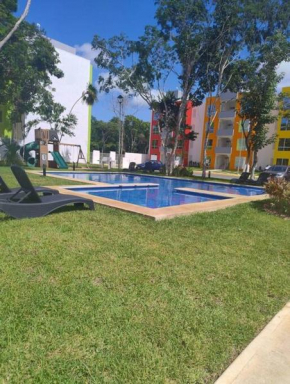 Lindo departamento privado con alberca